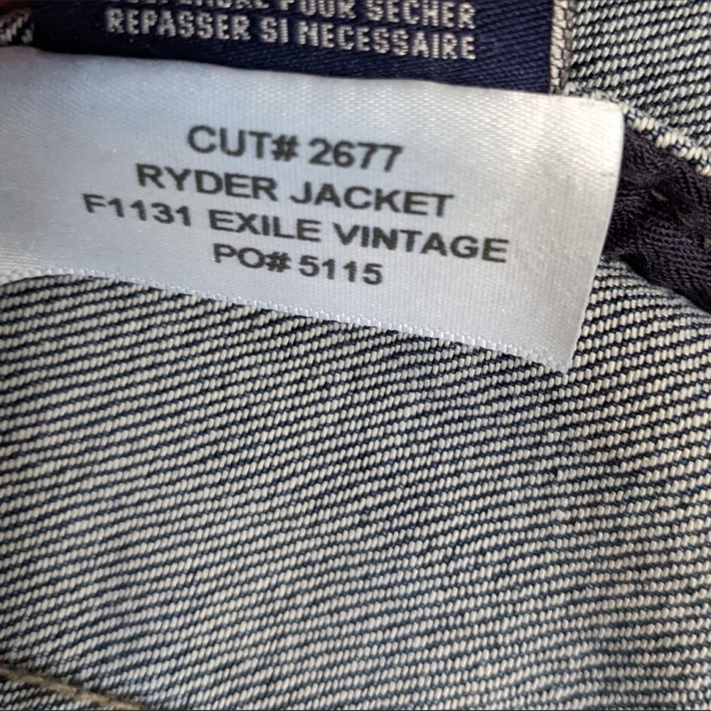 Fidelity Ryder Vintage Wash Denim Jacket XL like new! - Picture 12 of 15
